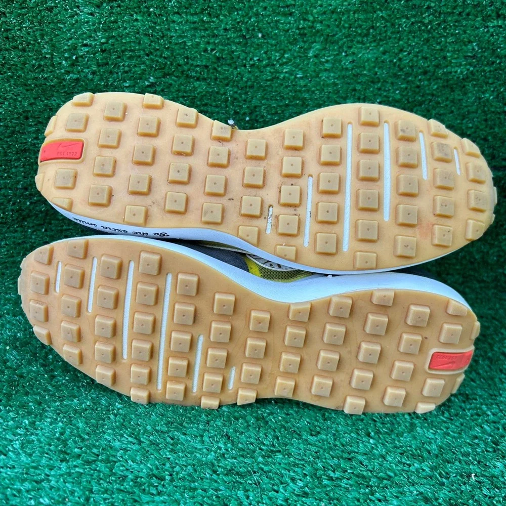 Nike Waffle One‎ GS Go The Extra Smile Yellow Grey Sneakers DO5868-700 Size 5Y